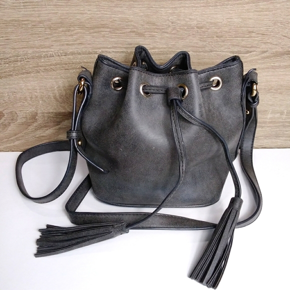 Moda pull string crossbody purse bag